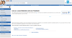 Desktop Screenshot of lice.ca